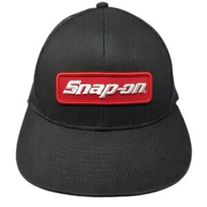 K-Products Snap-on Brand Of Choice Black Trucker Hat One Size Snapback Mesh